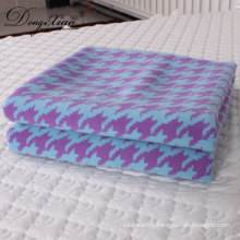 Wholesale Custom Soft Comfortable Large Size Throw Chunkyknit Thick Soft Mexican Throw Merino Wool Blanket